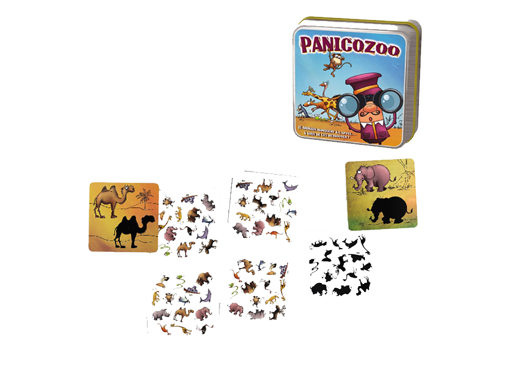 Компоненты настольной игры Зоопаника (Panicozoo) 