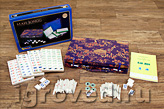 Настольная игра Маджонг (Mahjong) в чемоданчике, декорированном шелком, Philos арт. 3161 (адаптированный)
