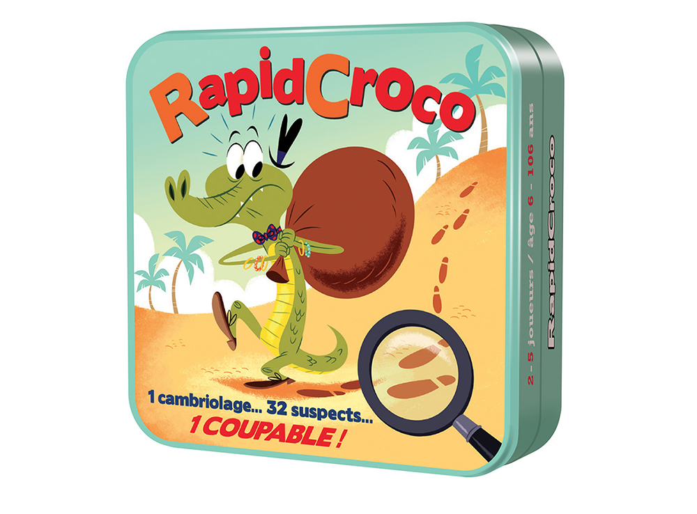 Коробка настольной игры Крокогонки (Rapidcroco)