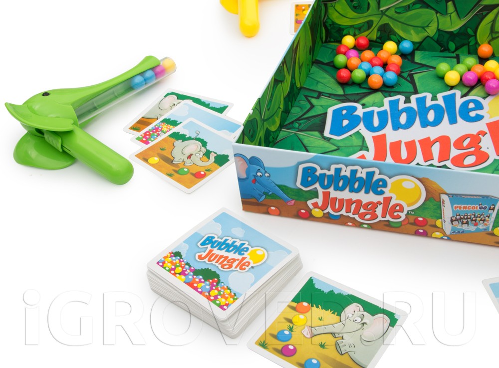Игровой процесс настольной игры Слоноловкость (Bubble Jungle)