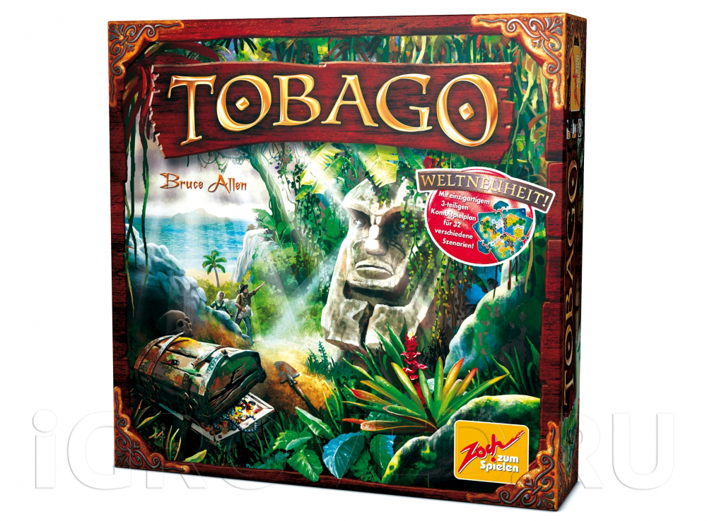 Коробка настольной игры Тобаго (Tobago)